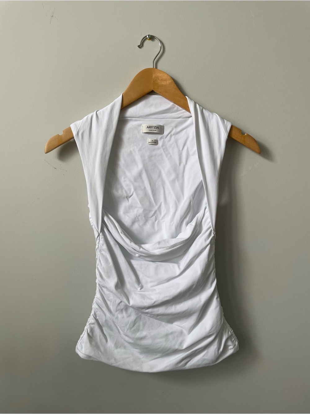 Aritzia Contour Flourish Top White • Women’s S